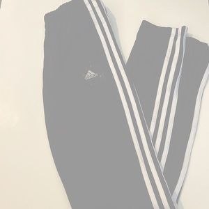 Adidas Joggers with zipper on legs Size small